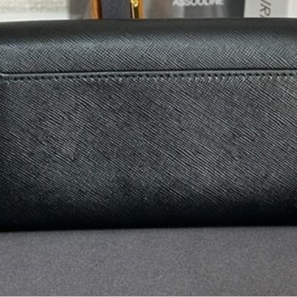 Prada Black Clutch with Gold Accent - Picture 4 of 5